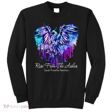 Suicide Prevention Awareness Phoenix Rise From The Ashes Sweatshirt
