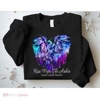 Suicide Prevention Awareness Phoenix Rise From The Ashes Sweatshirt thumb 2