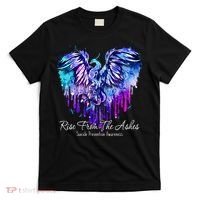 Suicide Prevention Awareness Phoenix Rise From The Ashes T-Shirt thumb 0