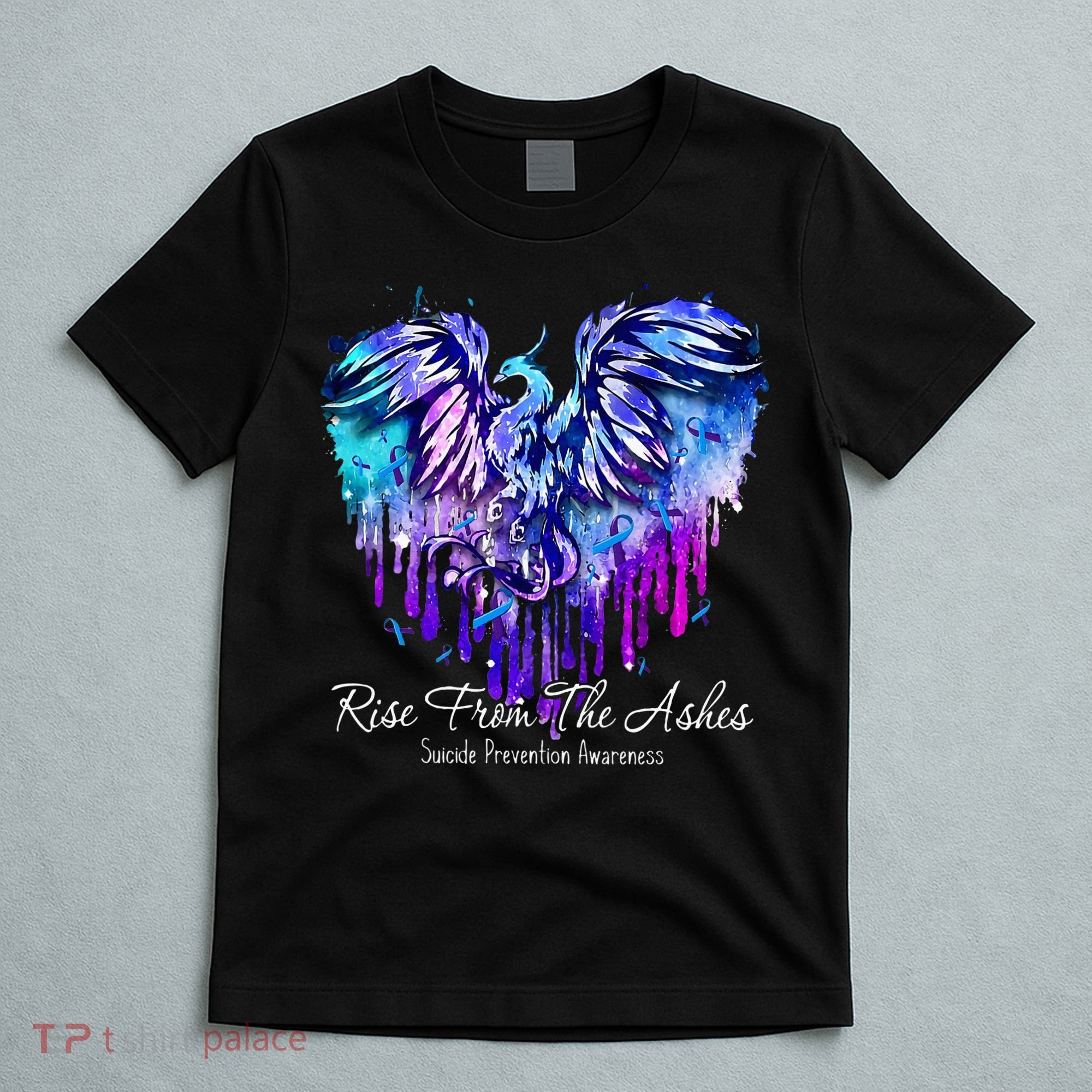 Suicide Prevention Awareness Phoenix Rise From The Ashes T-Shirt