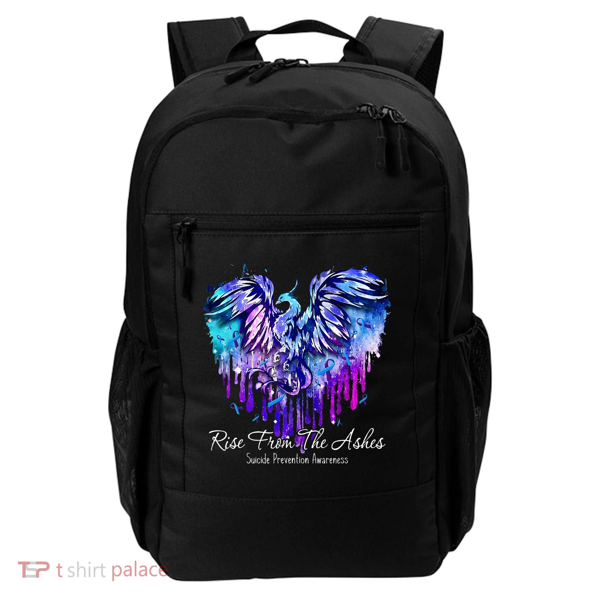 Suicide Prevention Awareness Phoenix Rise From The Ashes Backpack