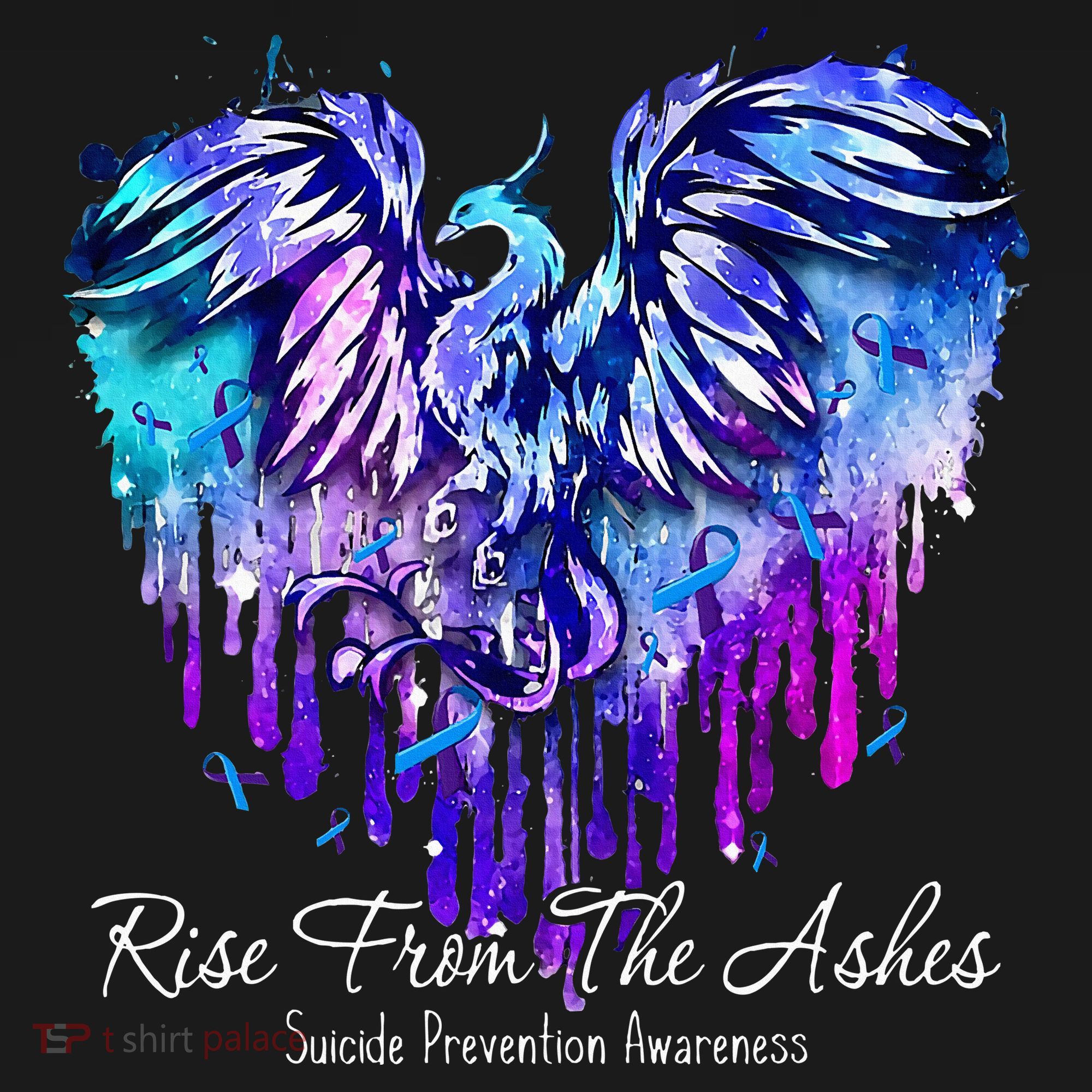 Suicide Prevention Awareness Phoenix Rise From The Ashes Bucket Hat