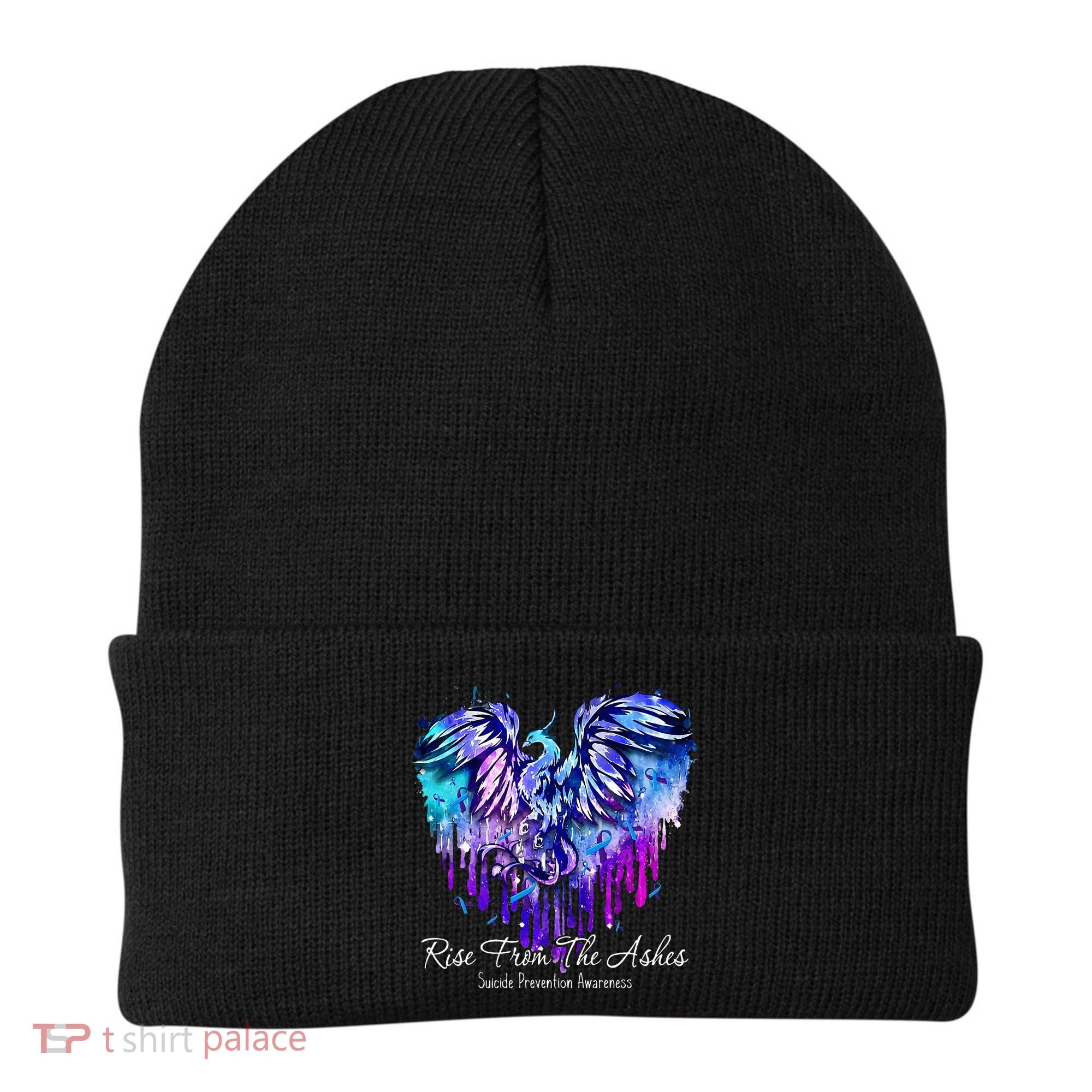 Suicide Prevention Awareness Phoenix Rise From The Ashes Beanie