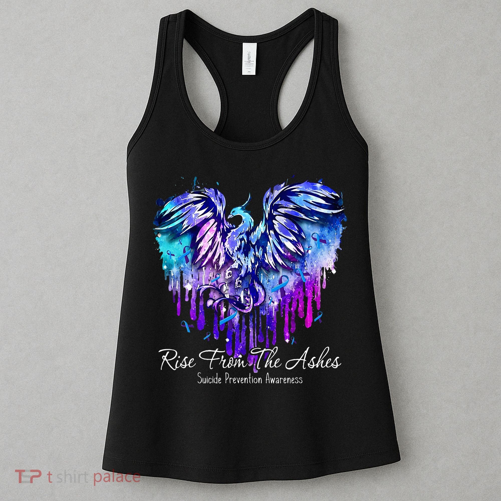 Suicide Prevention Awareness Phoenix Rise From The Ashes Women's Tank Top