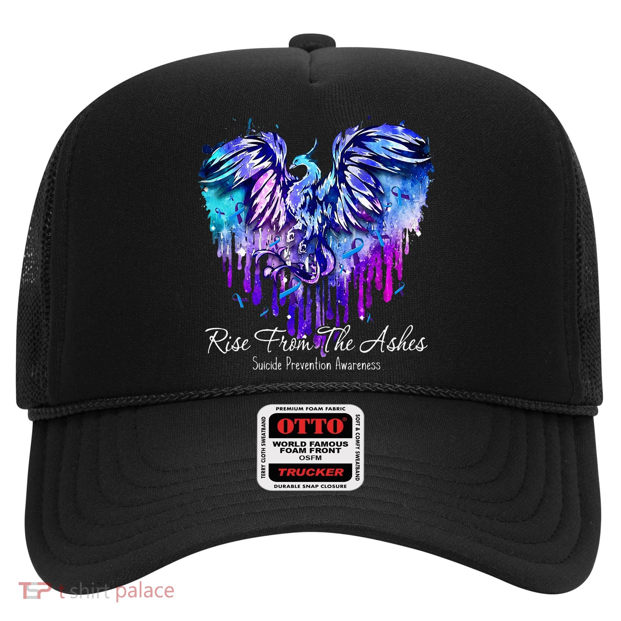 Suicide Prevention Awareness Phoenix Rise From The Ashes Hat