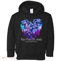 Suicide Prevention Awareness Phoenix Rise From The Ashes Toddler Hoodie thumb 0