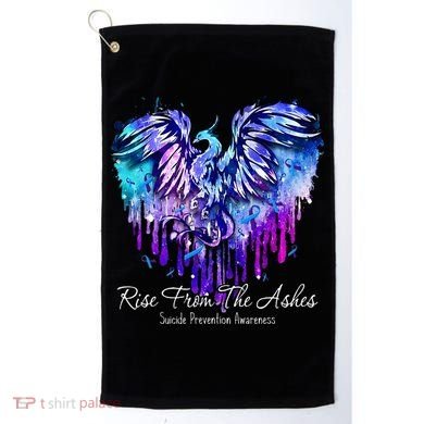 Suicide Prevention Awareness Phoenix Rise From The Ashes Golf Towel