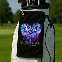 Suicide Prevention Awareness Phoenix Rise From The Ashes Golf Towel thumb 2