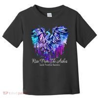 Suicide Prevention Awareness Phoenix Rise From The Ashes Toddler T-Shirt thumb 0