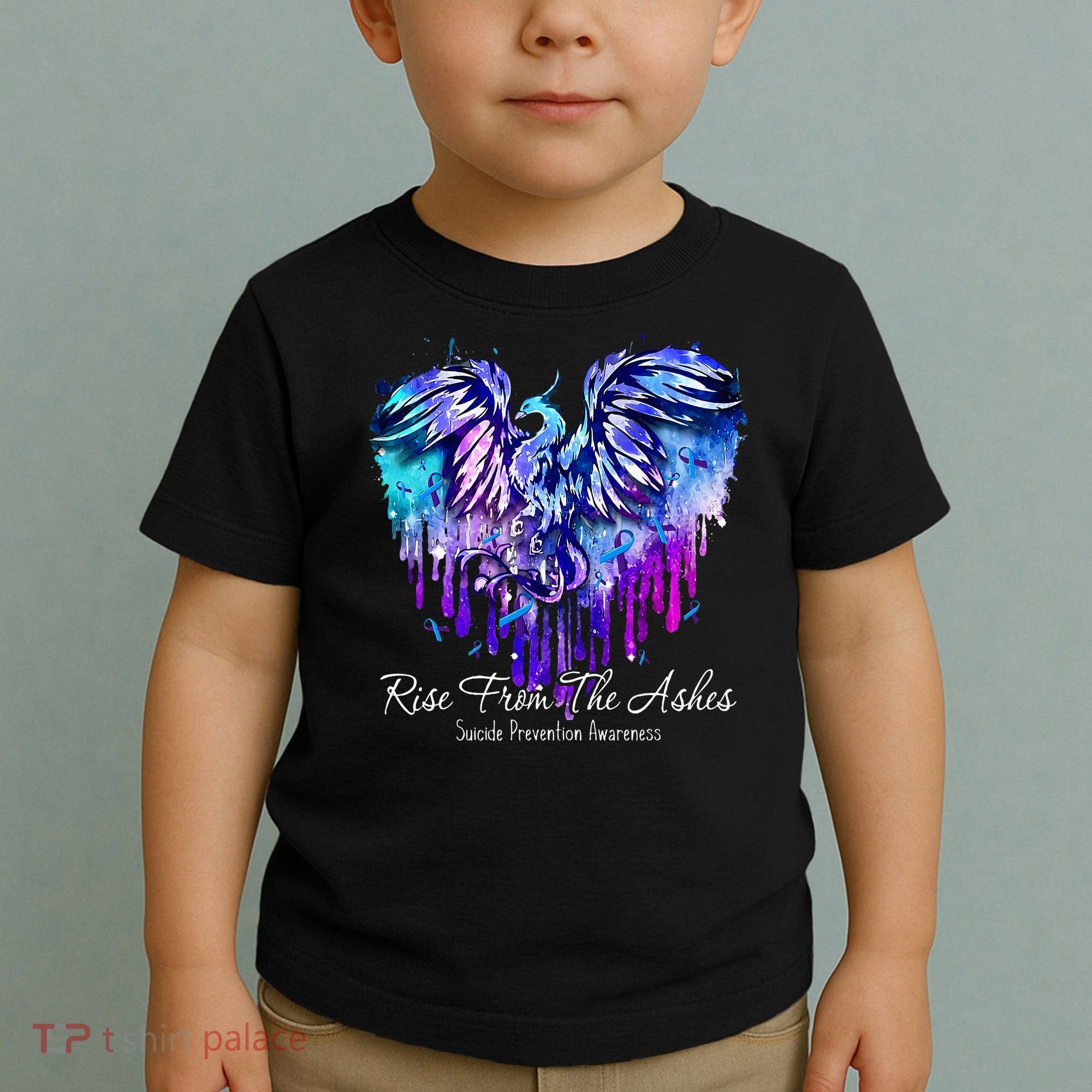 Suicide Prevention Awareness Phoenix Rise From The Ashes Toddler T-Shirt