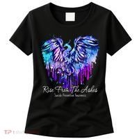 Suicide Prevention Awareness Phoenix Rise From The Ashes Women's T-Shirt thumb 0