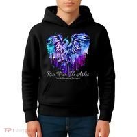 Suicide Prevention Awareness Phoenix Rise From The Ashes Kids Hoodie thumb 4