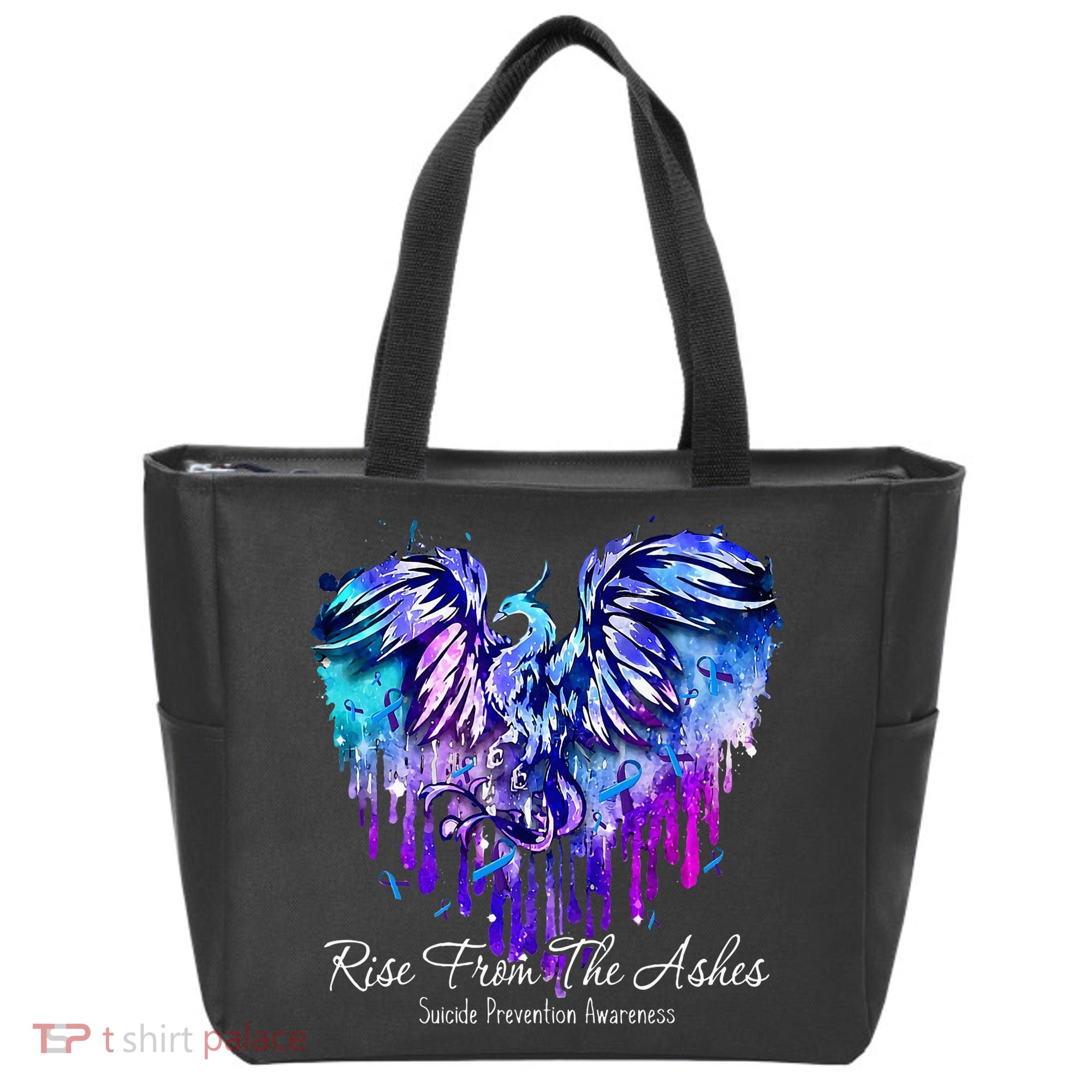 Suicide Prevention Awareness Phoenix Rise From The Ashes Tote Bag