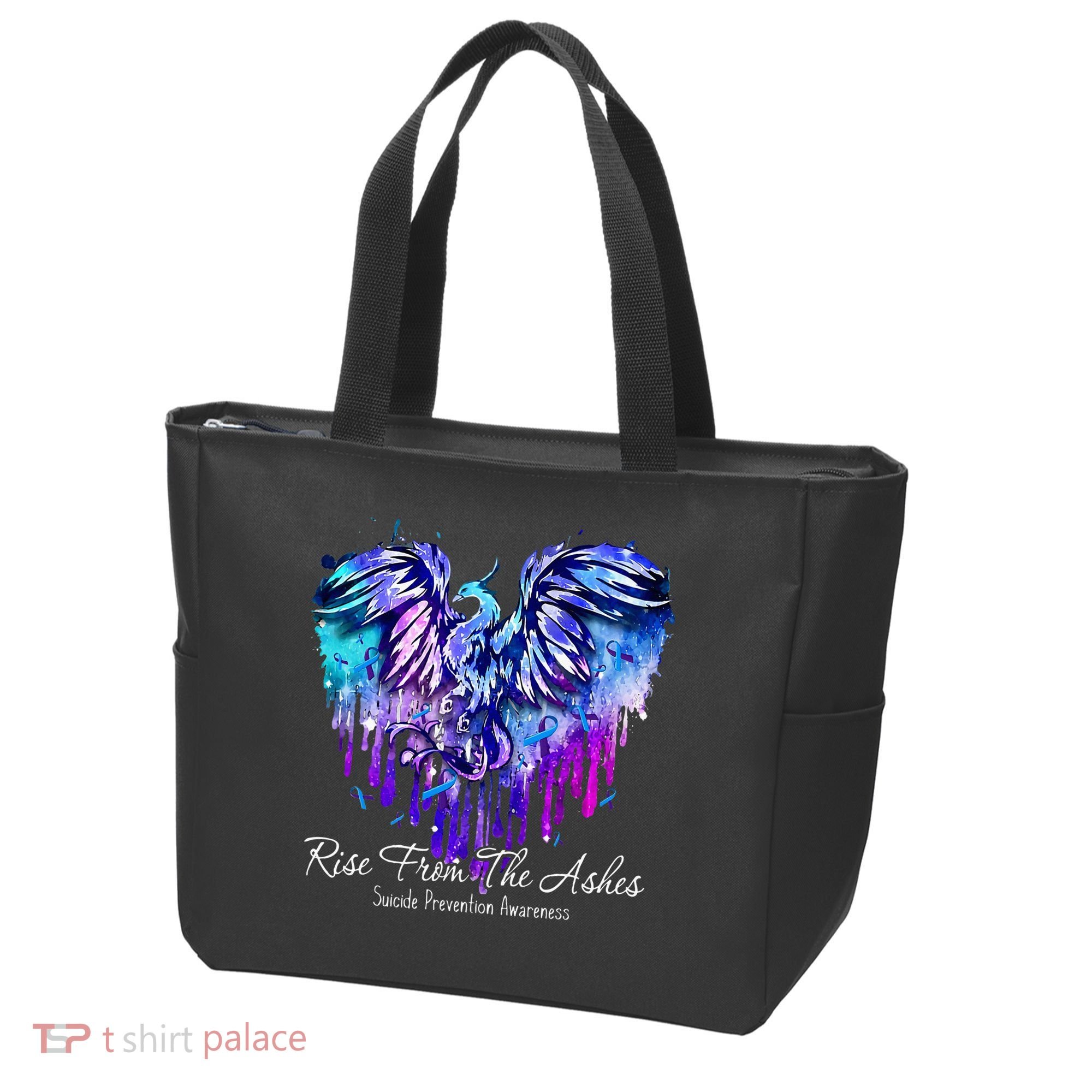 Suicide Prevention Awareness Phoenix Rise From The Ashes Tote Bag