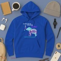 Suicide Prevention Awareness Sunflower Elephant Be Kind Gift Hoodie thumb 3