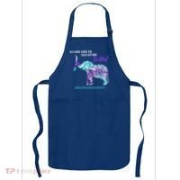 Suicide Prevention Awareness Sunflower Elephant Be Kind Gift Apron thumb 0
