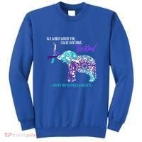 Suicide Prevention Awareness Sunflower Elephant Be Kind Gift Sweatshirt thumb 0