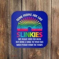 Some People Are Like Slinkies Sarcastic Or Cool Person Coaster thumb 0