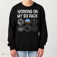 Six Pack Accessorie Pilot Aviation Flying Airplane Women's Sweatshirt thumb 0