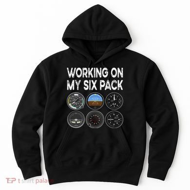 Six Pack Accessorie Pilot Aviation Flying Airplane Hoodie