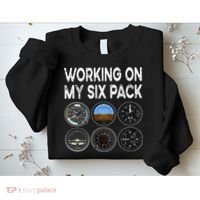 Six Pack Accessorie Pilot Aviation Flying Airplane Sweatshirt thumb 2