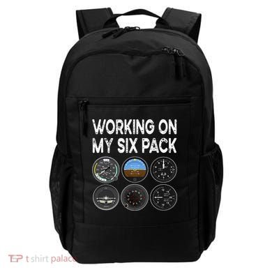 Six Pack Accessorie Pilot Aviation Flying Airplane Backpack