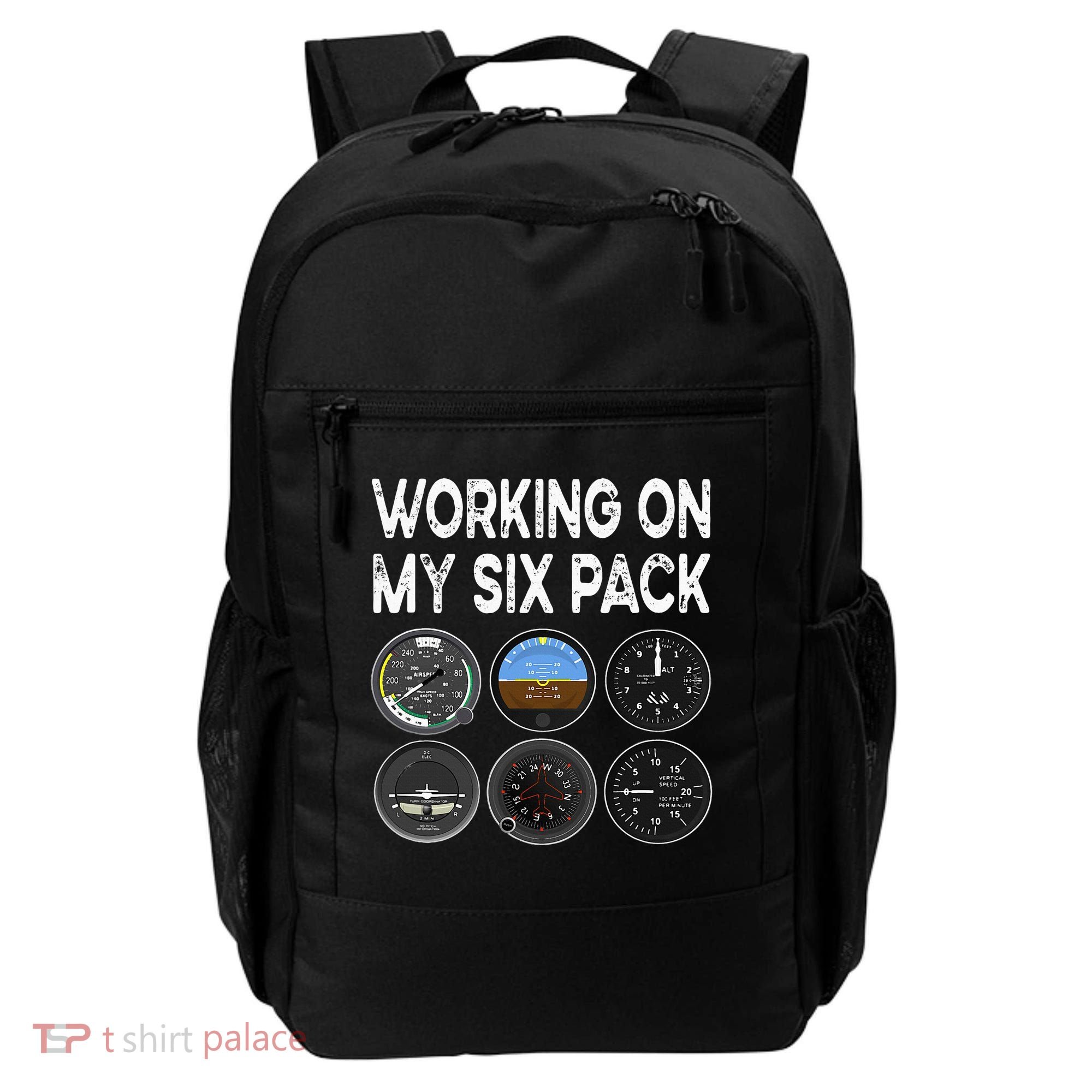 Six Pack Accessorie Pilot Aviation Flying Airplane Backpack