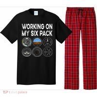 Six Pack Accessorie Pilot Aviation Flying Airplane Pajama Set thumb 0