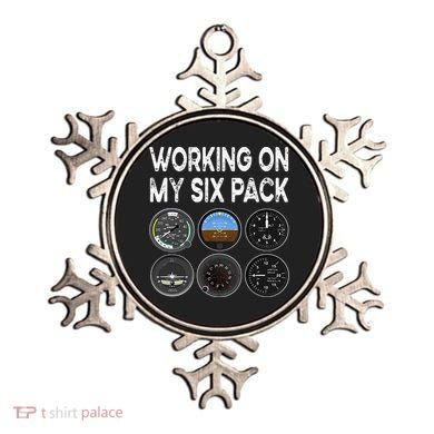 Six Pack Accessorie Pilot Aviation Flying Airplane Ornament