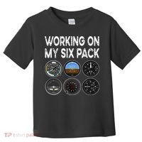 Six Pack Accessorie Pilot Aviation Flying Airplane Toddler T-Shirt thumb 0