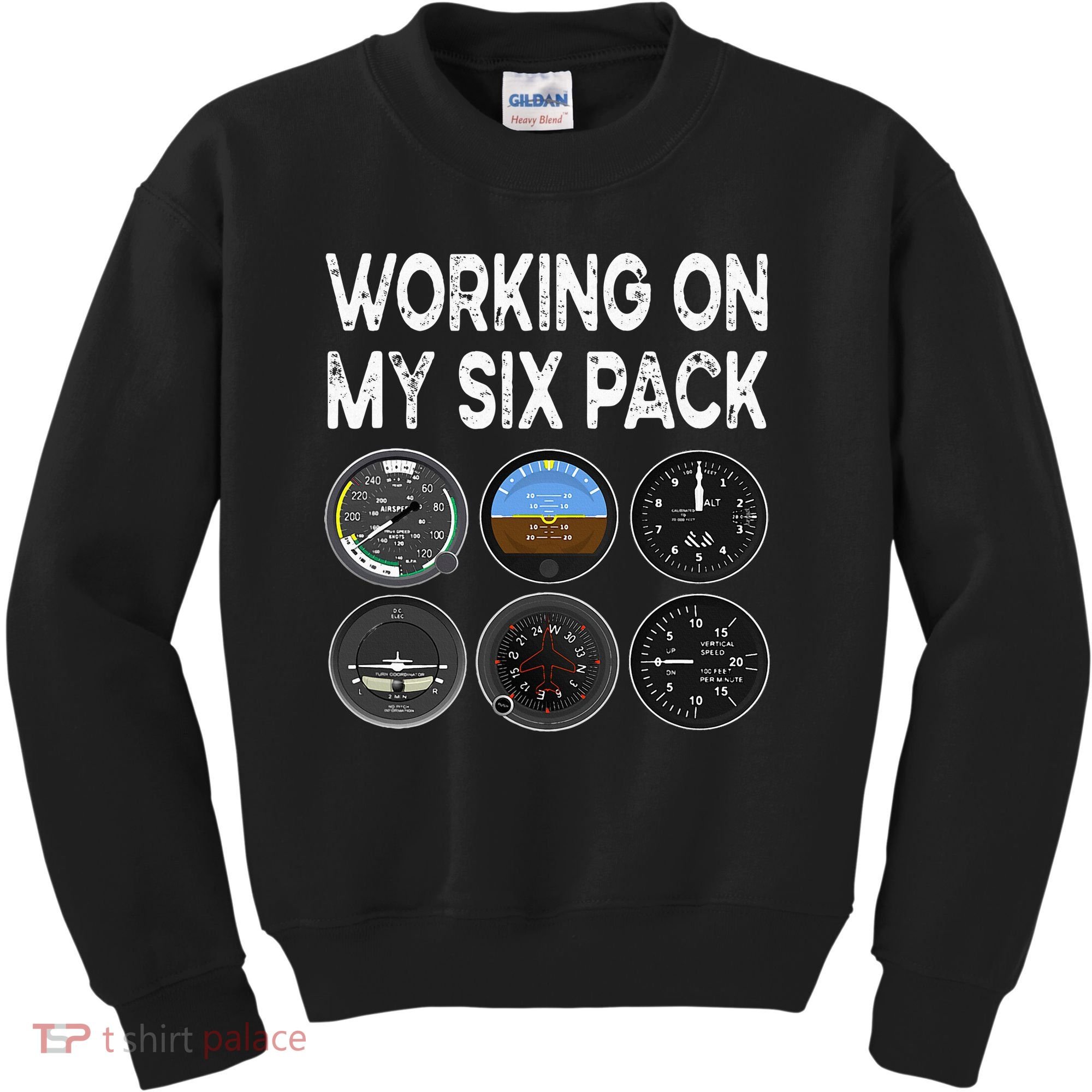 Six Pack Accessorie Pilot Aviation Flying Airplane Kids Sweatshirt