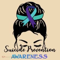 Suicide Prevention Awareness Hair Bun Ribbon Tote Bag thumb 4