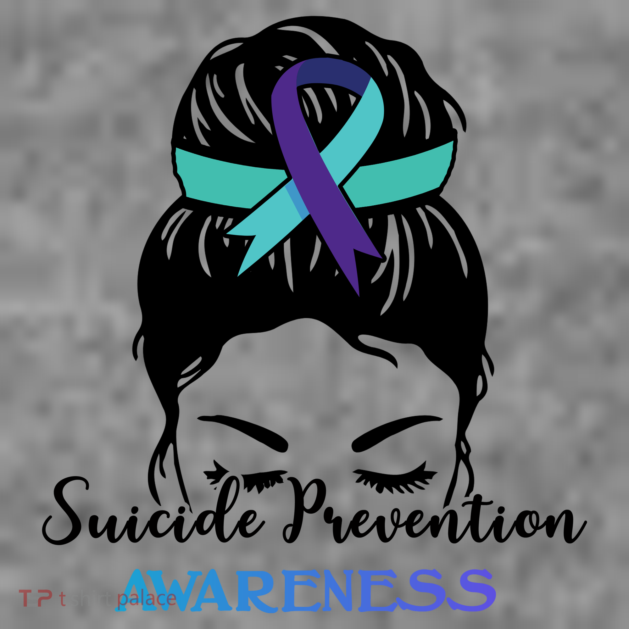 Suicide Prevention Awareness Hair Bun Ribbon Toddler Hoodie