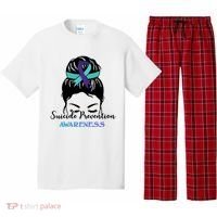 Suicide Prevention Awareness Hair Bun Ribbon Pajama Set thumb 0