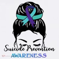 Suicide Prevention Awareness Hair Bun Ribbon Mousepad thumb 1