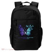 Suicide Prevention Awareness Butterfly No Story Should End Too Soon Backpack thumb 0