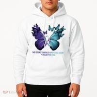Suicide Prevention Awareness Butterfly No Story Should End Too Soon Hoodie thumb 2