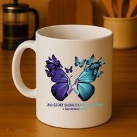 Suicide Prevention Awareness Butterfly No Story Should End Too Soon Coffee Mug thumb 4