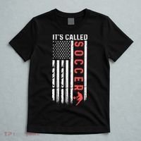 Soccer Players American Flag It's Called Soccer Funny Futbol T-Shirt thumb 5