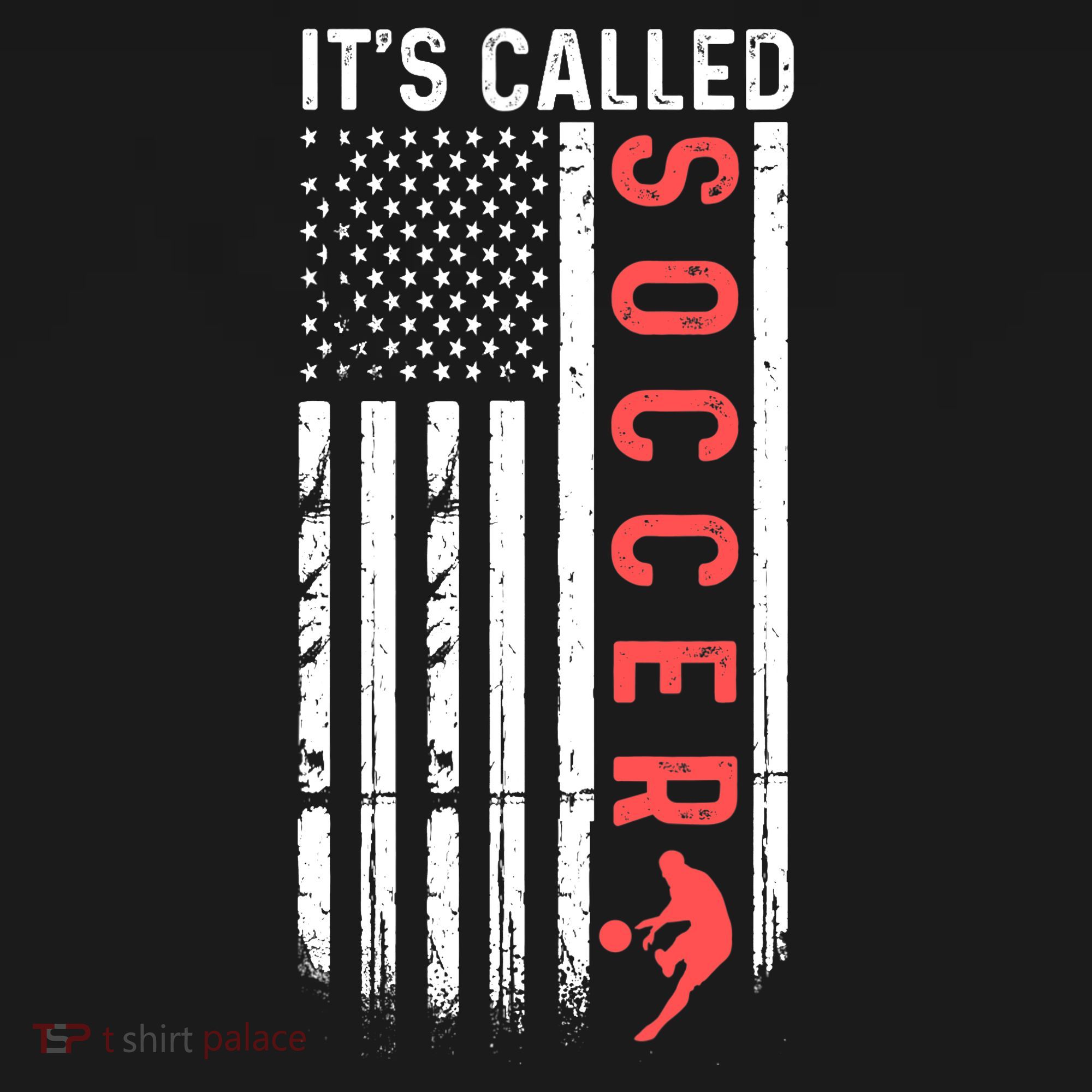 Soccer Players American Flag It's Called Soccer Funny Futbol Women's Hoodie