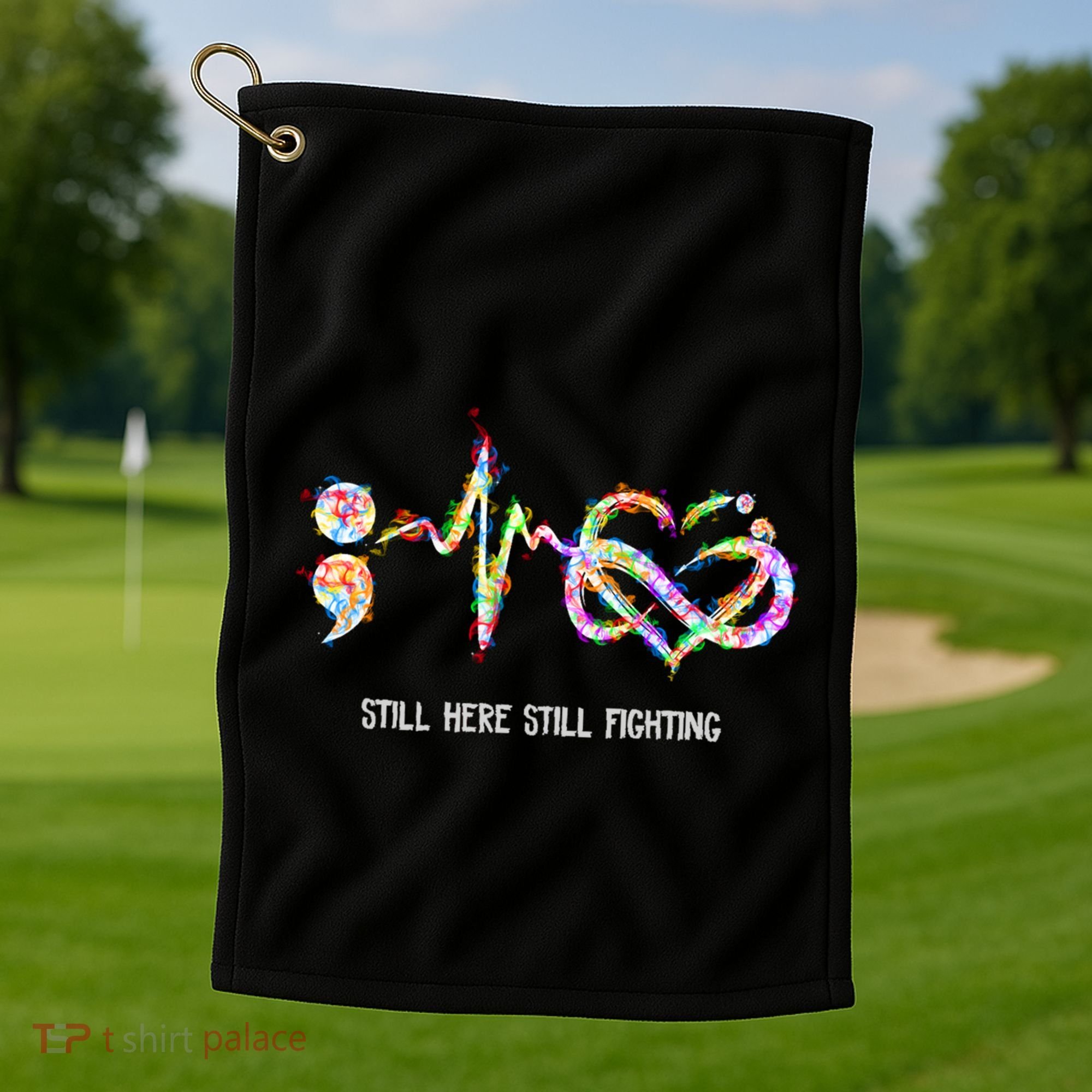 Suicide Prevention Awareness Gift Golf Towel