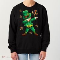 St Patrick's Autism Awareness Puzzle Ribbon Leprechaun IEP Women's Sweatshirt thumb 0