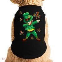 St Patrick's Autism Awareness Puzzle Ribbon Leprechaun IEP Doggie Tank thumb 0