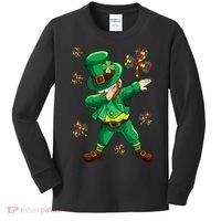 St Patrick's Autism Awareness Puzzle Ribbon Leprechaun IEP Kids Long Sleeve Shirt thumb 0
