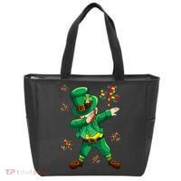 St Patrick's Autism Awareness Puzzle Ribbon Leprechaun IEP Tote Bag thumb 0