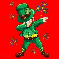 St Patrick's Autism Awareness Puzzle Ribbon Leprechaun IEP Santa Hat thumb 1