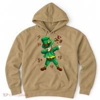 St Patrick's Autism Awareness Puzzle Ribbon Leprechaun IEP Hoodie thumb 0