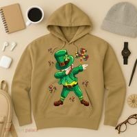 St Patrick's Autism Awareness Puzzle Ribbon Leprechaun IEP Hoodie thumb 3