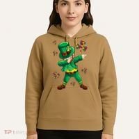 St Patrick's Autism Awareness Puzzle Ribbon Leprechaun IEP Hoodie thumb 5