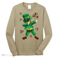 St Patrick's Autism Awareness Puzzle Ribbon Leprechaun IEP Long Sleeve Shirt thumb 0